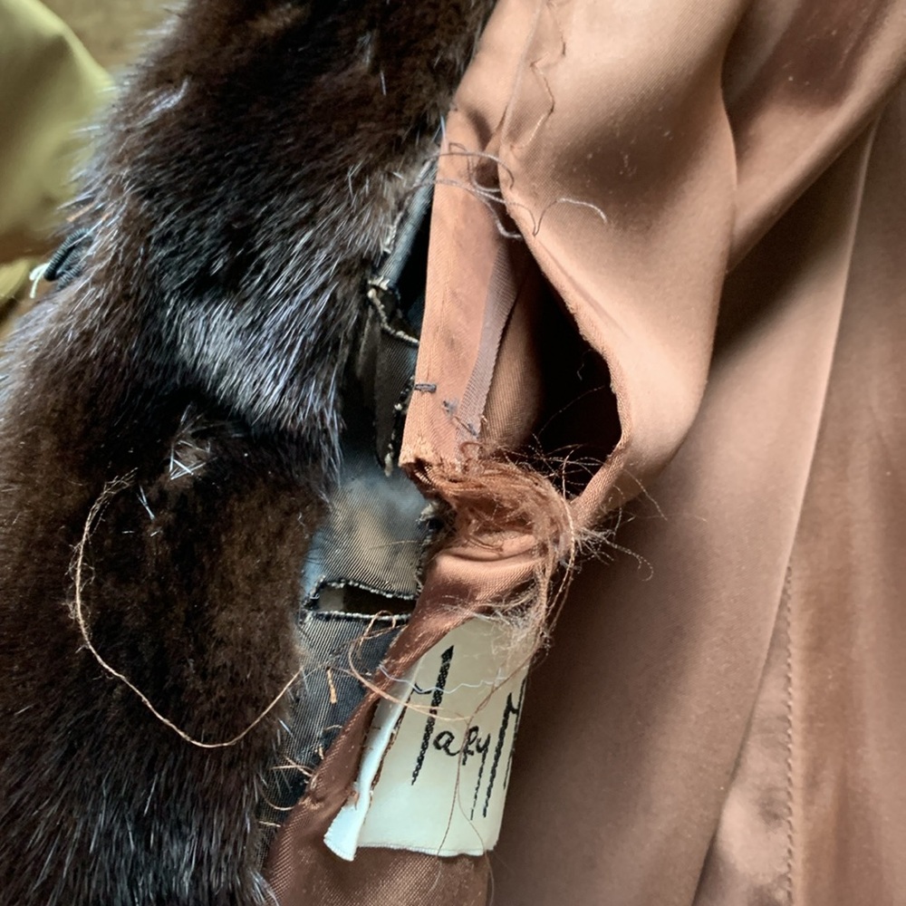 Mink Vintage Mary McFadden Full Length Mink Coat The Fur Vault New York City - Picture 14 of 17